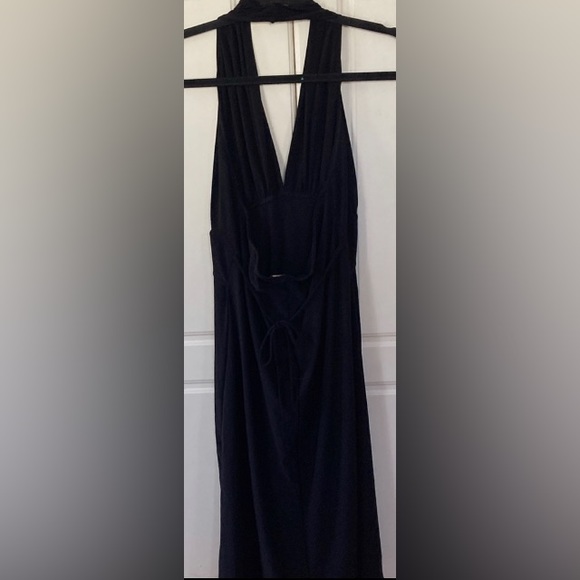 CoCo Nut💫 Women’s Sexy♥️Black Backless Halter Style Stretchy Dress - Picture 4 of 6